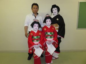 日本舞踊　家族写真